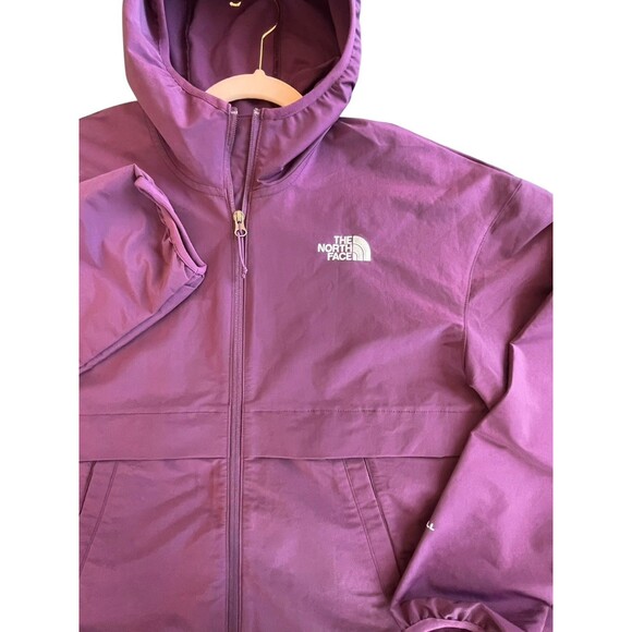 North Face Jacket Adult Small S Currant Purple Easy Wind Full-Zip Jacket EUC - Picture 2 of 14